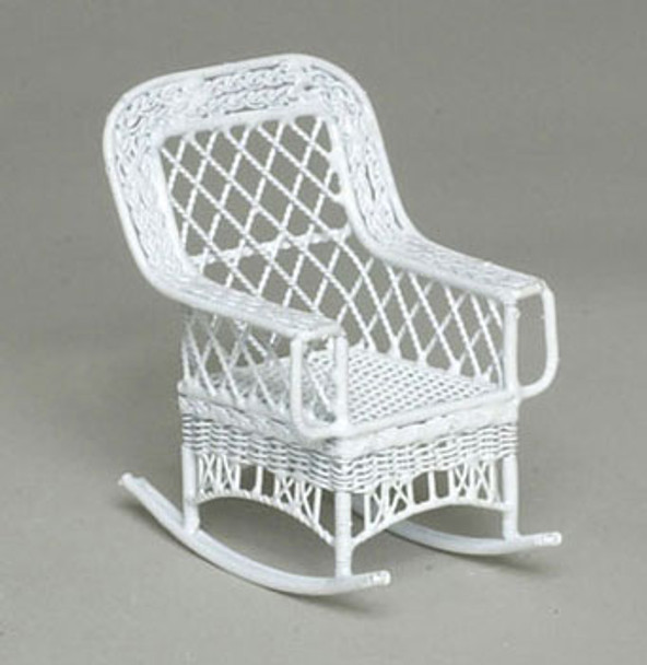 AZTEC - 1 Inch Scale Dollhouse Miniature Living Room Furniture - Bar Harbor Rocker (AZAL043) 717425500434