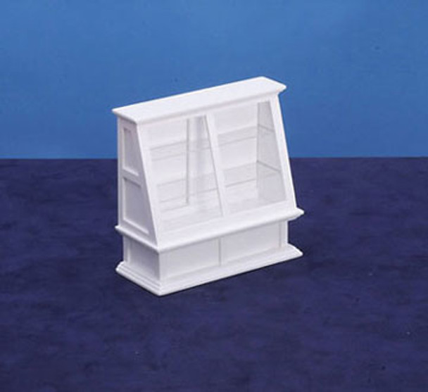 AZTEC - 1 Inch Scale Dollhouse Miniature Furniture - Store Display Case White (AZT6087) 717425560872