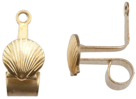 BARBARA O'BRIEN - 1" Scale Dollhouse Miniature - Gold Drapery Rod Brackets, 1 Pair (62000) 731851620009