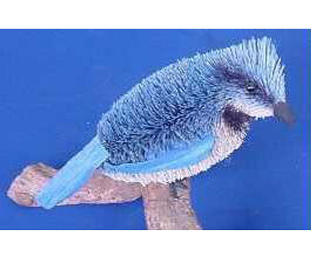 BRUSHART - Blue Jay 5 inch with Branch BrushArt Animal Figurine (cloth) 013011110002