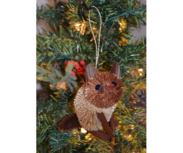 Brushart Kitten Siamese Ornament - Thumbnail 4