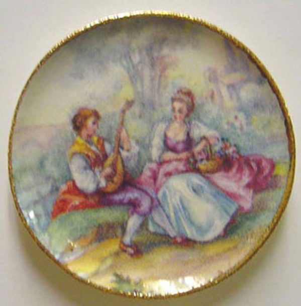 BY BARB - 1" Scale Dollhouse Miniature - Romance Platter (CDD236)