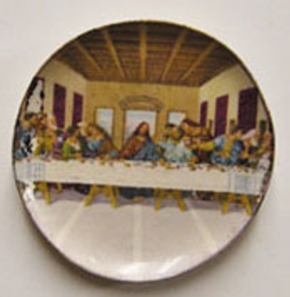 BY BARB - 1" Scale Dollhouse Miniature - Last Supper Platter (CDD547)