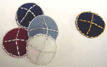 BY BARB - 1" Scale Dollhouse Miniature - Yarmulke- one assorted color (JBR11)