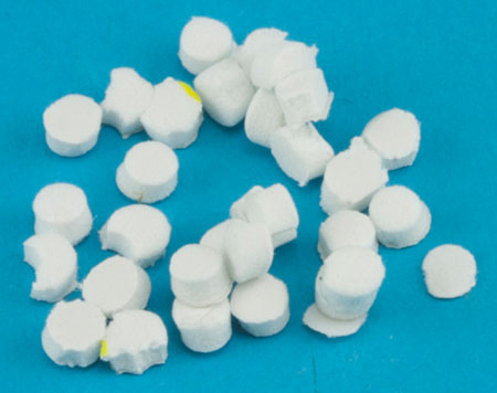 CARRUDUS - 1" Scale Marshmallows Squeezably Soft Dollhouse Miniature (0920)