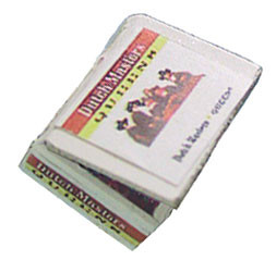 CARRUDUS - 1 Inch Scale Dollhouse Miniature - Marbles In Cigar Box Assorted Designs (CAR1205)