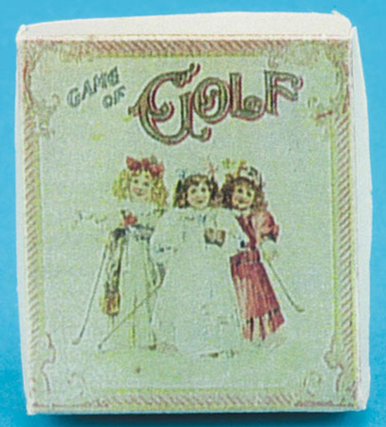 CARRUDUS - 1" Scale Dollhouse Miniature - Game Of Golf with Children, Antique Reproduction (1656)