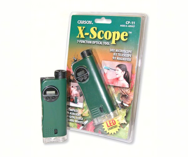 CARSON OPTICAL - 7 Function LED Lighted Optical Monocular Pocket Tool CARSONCP11 750668001634
