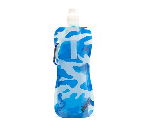 ZEE'S CREATIONS - Pocket Bottle - Blue Camouflage (CB1018) 817441010006