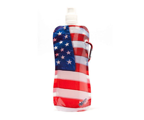 ZEE'S CREATIONS - Pocket Bottle - U.S. Flag (CB1041) 817441010419