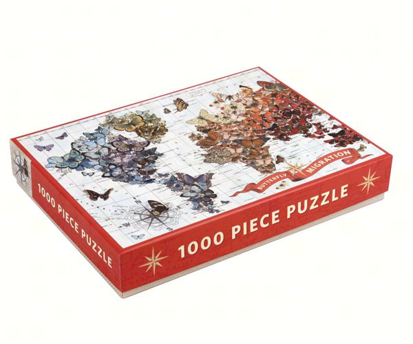 CHRONICLE BOOKS - Wendy Gold Butterfly Migration 1000 Piece Jigsaw Puzzle (CB9780735340084) 9780735340084