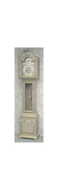 CHRYSNBON - 1 Inch Scale Dollhouse Miniature Living Room Furniture - Grandfather Clock Kit Brown Plastic (CB2800BR) 749939402966