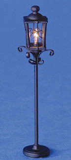 CIR-KIT - 1 Inch Scale Dollhouse Miniature Lighting - Ornate Filigree Yard Light (CK4309)