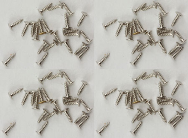 CLASSICS - 1" Scale Mini Nails 1/8 Inch 100 Pack Satin Nickel Dollhouse Miniature (05716)