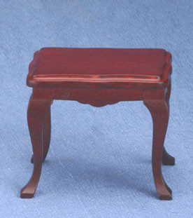CLASSICS - Dollhouse Furniture Mahogany Side Table 1" Scale Dollhouse Miniature CLA10768 731851107685