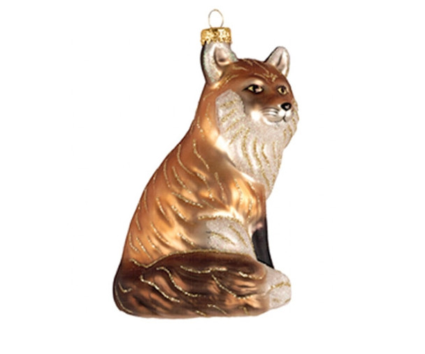 COBANE STUDIO - Red Fox Glass Ornament (COBANED387) 874504002415