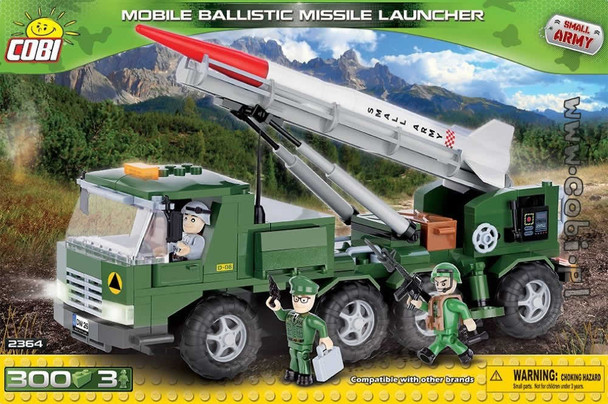 COBI Mobile Ballistic Missile Launcher 300 pcs Plastic Building Brick Set (2364)