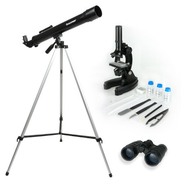 CELESTRON Telescope Microscope & Binocular Science Kit (22010) 050234220101