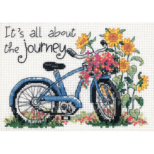 DIMENSIONS - The Journey Mini Counted Cross Stitch Kit-7"X5" 14 count (65017) 088677650179