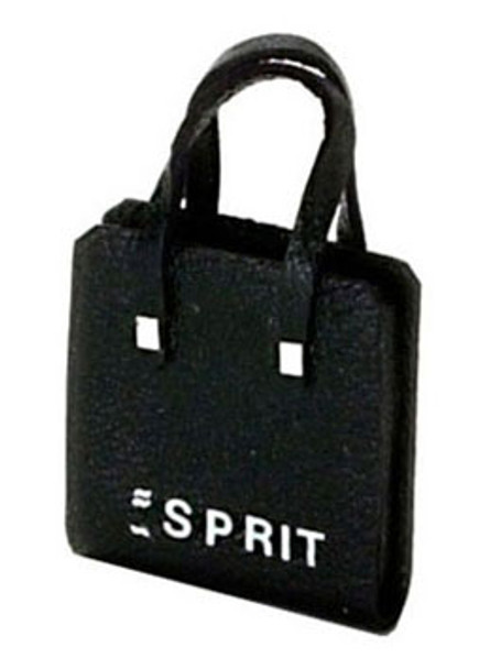 FALCON - Miniature Lady's Handbag- Esprit Logo for 1" Scale Dollhouse Miniature (FCA1604)
