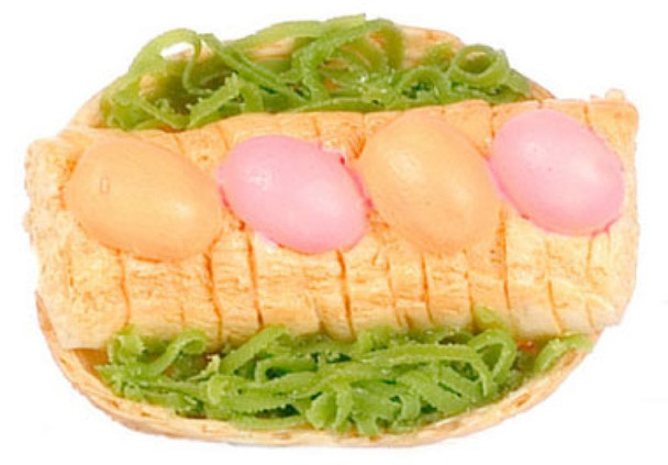 FALCON - 1" Scale Dollhouse Miniature - Easter Egg Cake (JU1144)
