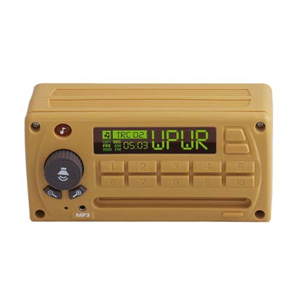 OakridgeStores.com | POWER WHEELS - CBG65-9909 Tan Radio for Deluxe Jeep Wrangler