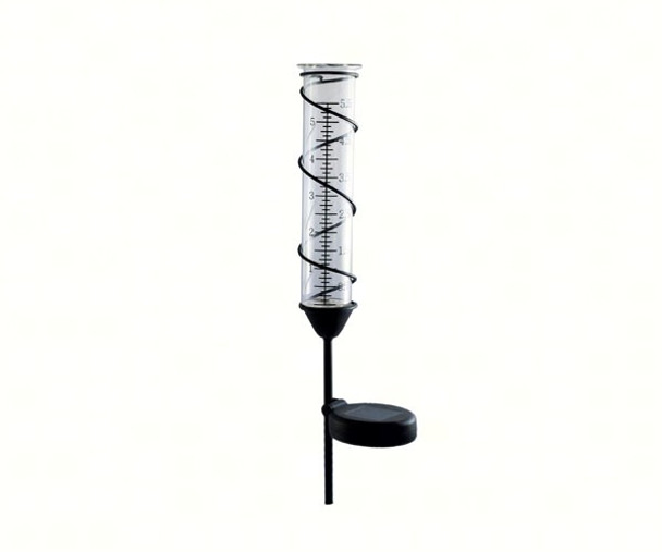 HEADWIND - Black Solar Rain Gauge Garden Stake HEAD8301716 053291317166