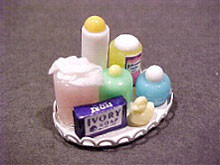 HUDSON RIVER - 1 Inch Scale Dollhouse Miniature - Baby Tray Multi Color (HR51012)