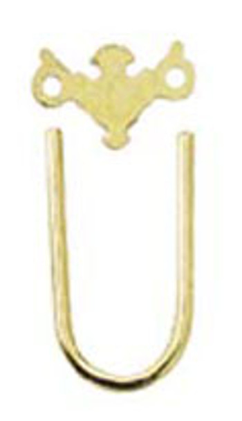 HOUSEWORKS - 1 Inch Scale Dollhouse Miniature - Small Chippendale Brass Plate Bail 12 pcs (HW43101) 022931431012