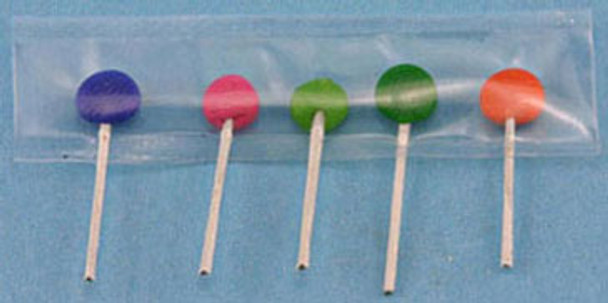INTERNATIONAL MINIATURES - 1 Inch Scale Dollhouse Miniature - Lollipops 5 pcs (IM65126) 731851651263