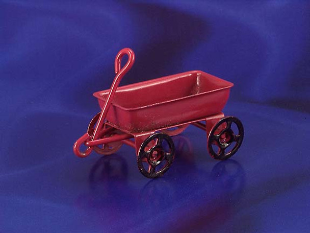 INTERNATIONAL MINIATURES - Half Inch Scale Miniature SMALL RED WAGON RED (65385) 731851653854