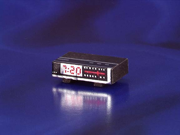 INTERNATIONAL MINIATURES - 1 Inch Scale Miniature CLOCK RADIO (65810) 731851658101