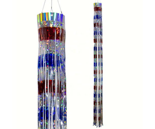 IN THE BREEZE - Patriotic Holographic Windsock (ITB9060) 762379090609