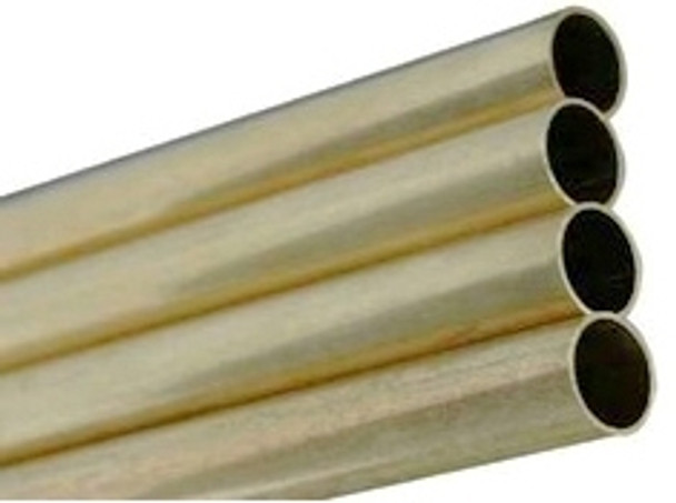 K & S METALS - 8125 Round Brass Tube 1/16x12" (3) 614121181250