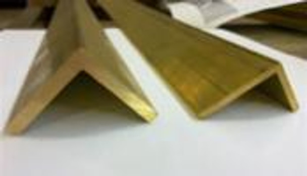 K & S METALS - 815001 Brass Angle 1/32X12" A-1 614121150010