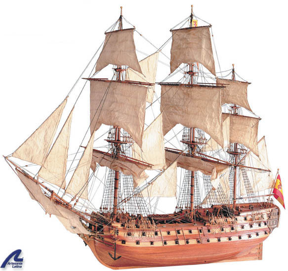 ARTESANIA LATINA - SAN JUAN NEPOMUCENO Wooden Ship Model Kit (22860) 8421426228601