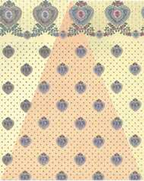 MINI GRAPHICS - 1 Inch Scale Dollhouse Miniature - Wallpaper: Petite Heart Cream - PACK OF 3 SHEETS (MG151D23) (151D3) 725104151235