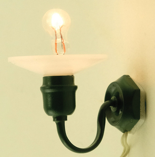 MINIATURE HOUSE - 1" Scale Dollhouse Miniature - Outdoor Security Light 12V Bipin Pea Bulb- Green (45120) 783970451200