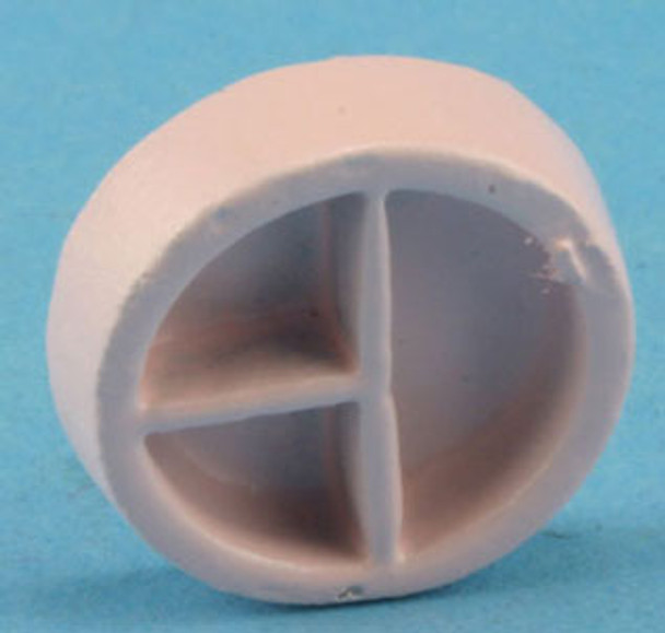 MULTI MINIS - 1 Inch Scale Dollhouse Miniature - Divided Baby Dish (MUL1804) 749939602687