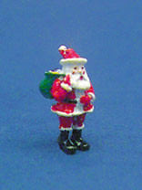 MULTI MINIS - 1 Inch Scale Dollhouse Miniature - Santa With Sack (MUL2006) 749939603103