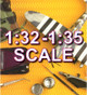 1:32 to 1:35 Scale Model Kits