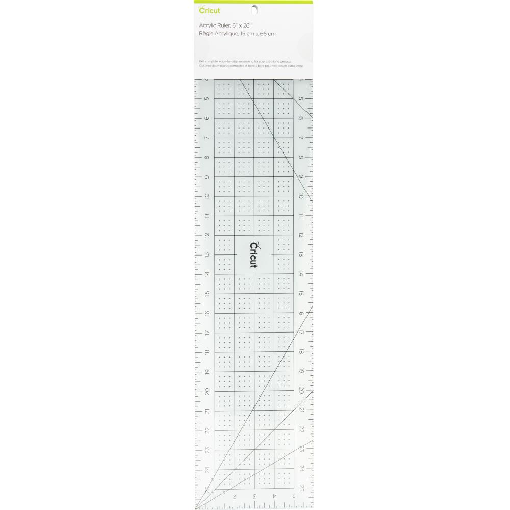 Cricut Acrylic Ruler | Mint | 3 x 18