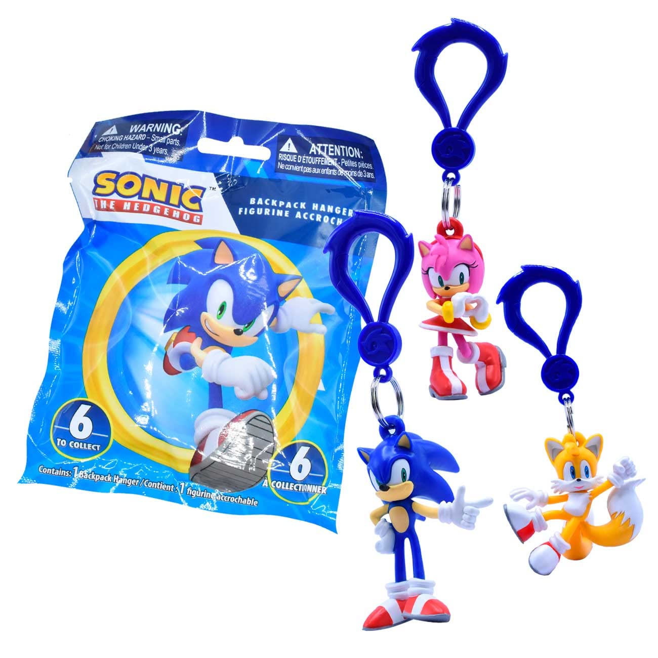 Heroes of Goo Jit Zu Sonic the Hedgehog Stretchy Figure 2-Pack - Blue Sonic  & Rare Gold Sonic 