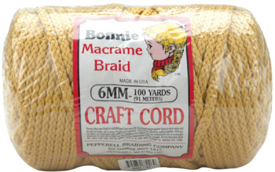 Corda Per Macramè Pepperell Bonnie - 6mm X 91,4m - Rosa - Per Progetti
