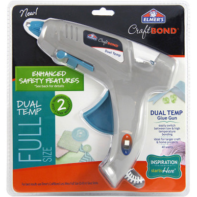 Elmer's Dual Temp Glue Gun Craft Bond Full Size Dual Temp Glue Gun