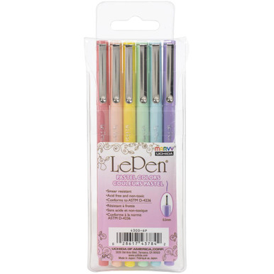 LePen Flex Set 6/Pkg Pastel Colors