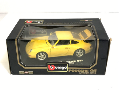 BURAGO Burago PORSCHE 911 CARRERA 1993 1/18 Code 3060 Yellow