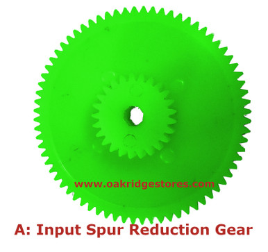 Power Wheels First Gear 7R Gearbox Replacement (Dynatrax Compatible) + Push Nut