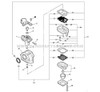 Parts Lookup Echo SRM 260 Carburetor A021000053 Diagram