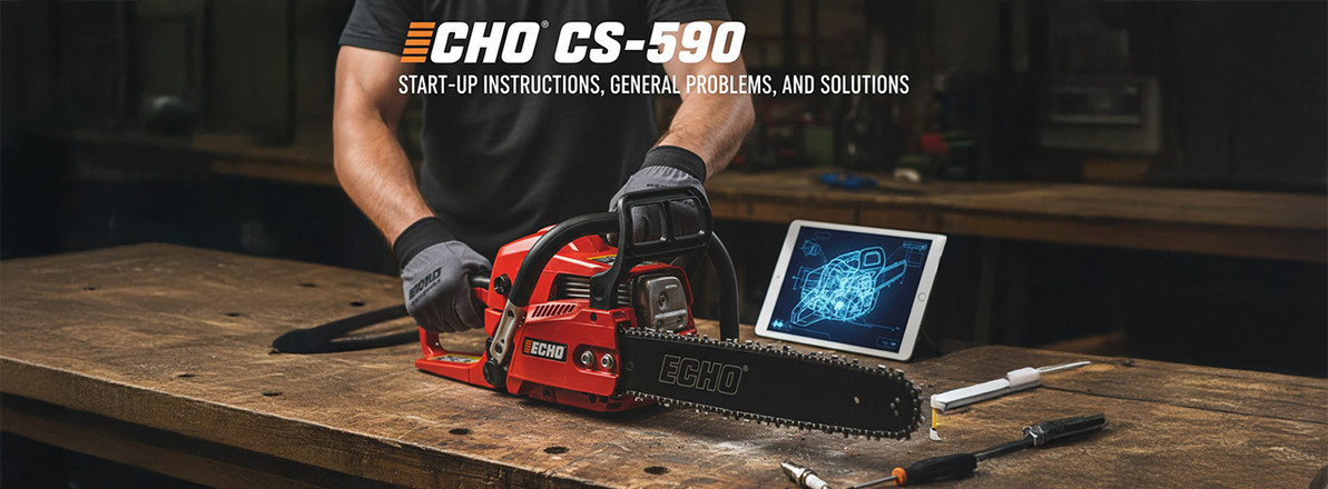 Echo CS-590: Start-Up Instructions, General Problems, and